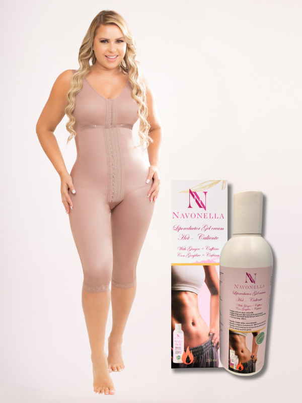 Crema gel moldeadora corporal completa + liporeductor