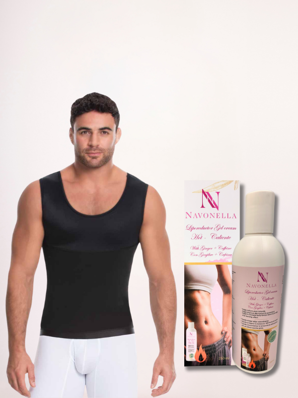 Faja Reductora Hombre REF. 09015 + Crema Gel Liporeductor