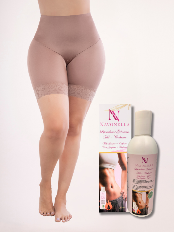 Faja Invisible Corta + Crema Gel Liporeductor
