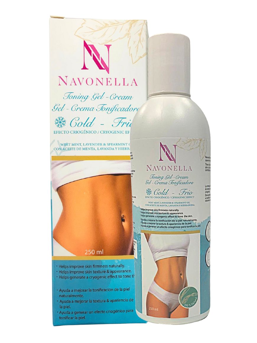 Crema en gel tonificante fría