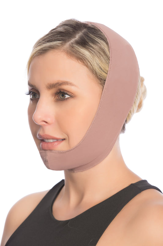 Post-surgical chin guard Cocoa Ref. 09031