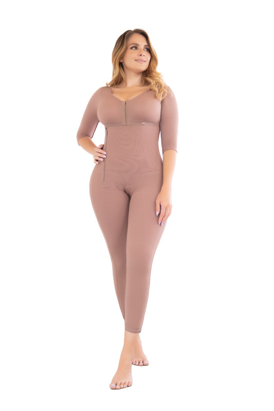 Full Body High Compression Shaper with Sleeves | Ref. 09036