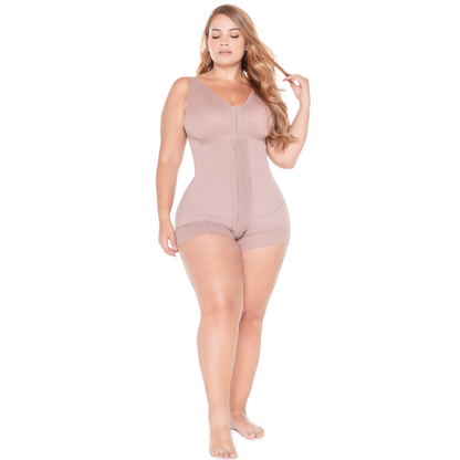 High Compression Boyshort Shaper with Built-In Bra | Ref. 09086