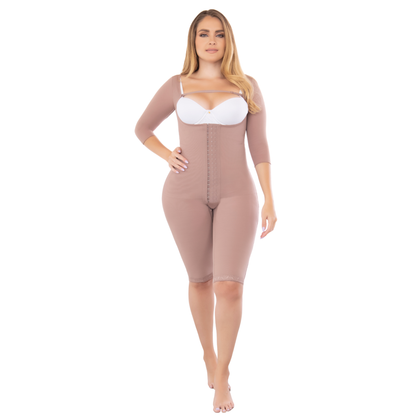 Post-surgical knee shapewear with sleeves and bust free fit 360  Ref.09360