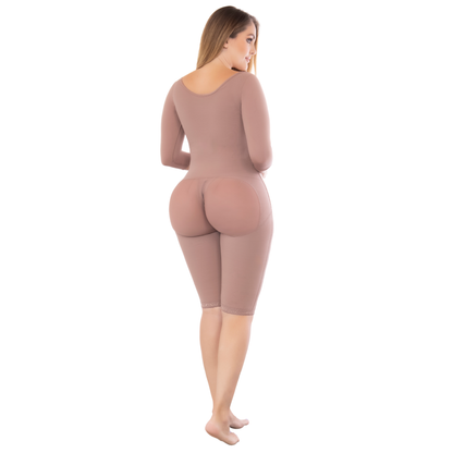 Post-surgical knee shapewear with sleeves and bust free fit 360  Ref.09360
