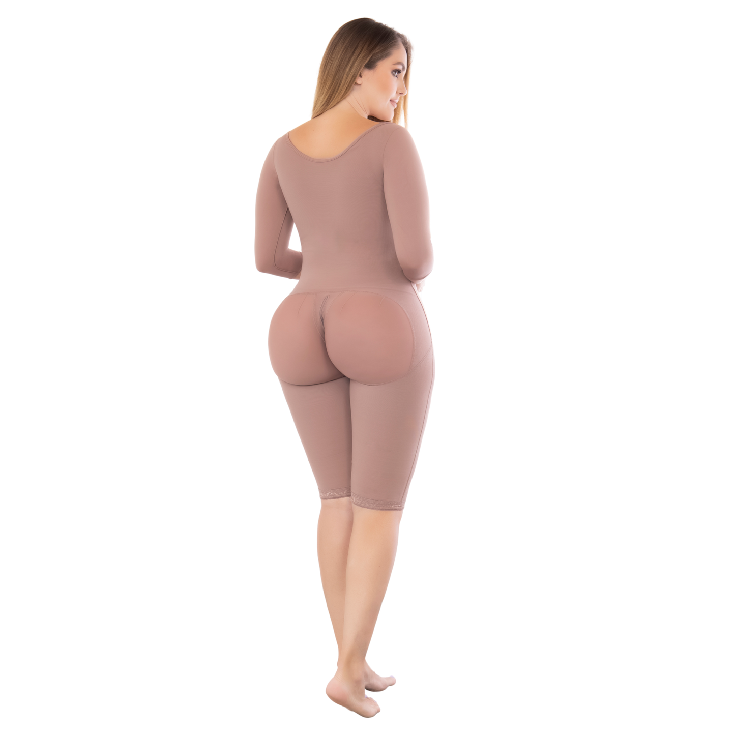360 Fit Knee-Length Shaper with Sleeves | Ref. 09360