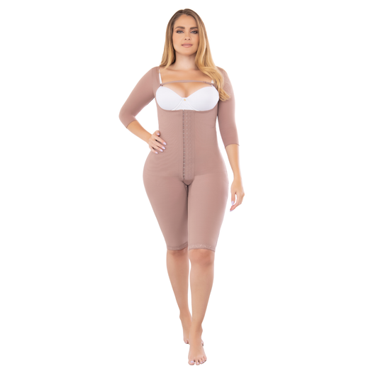360 Fit Knee-Length Shaper with Sleeves | Ref. 09360