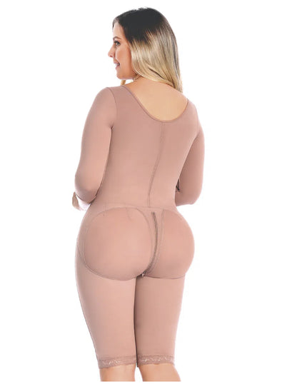 Post-surgical knee shapewear with sleeves and bust free fit 360  Ref.09360