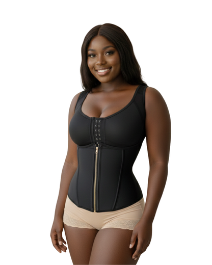 Exclusive Daily Wear Waist Trainer with Built-In Bra Ref.57010