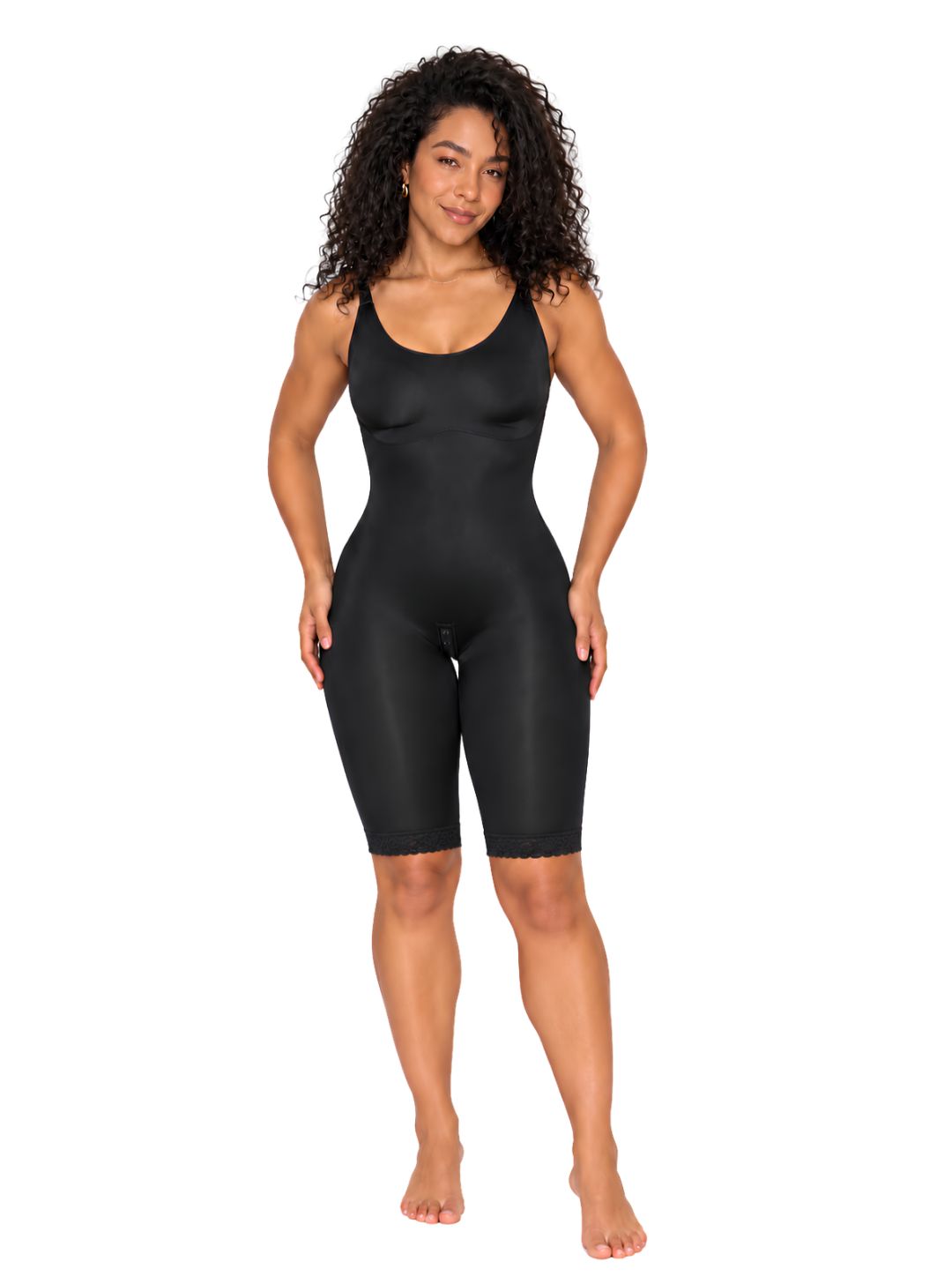 Medium-Compression Seamless Knee-Length Bodysuit | Ref. 57042