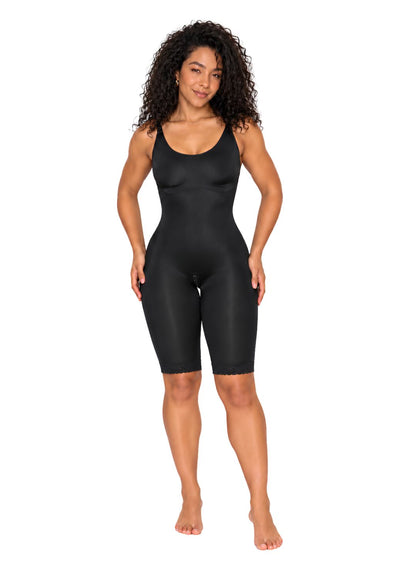 Medium-Compression Seamless Knee-Length Bodysuit | Ref. 57042