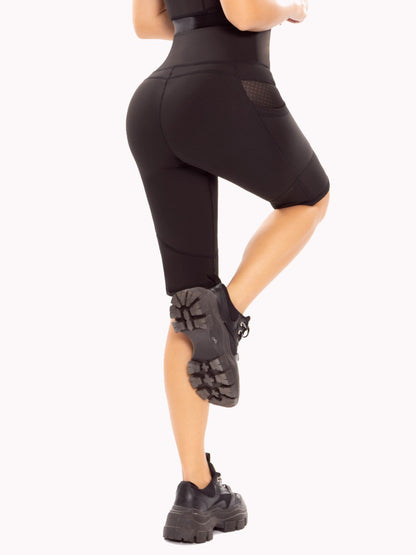 Leggings cortos con hinojo